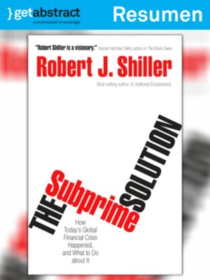 cover image of La solución a la crisis subprime (resumen)